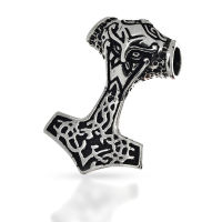 925 Sterling Silberanhänger - Thors Hammer...