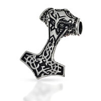 Thorshammer „Odin“ mit Tierornament und...