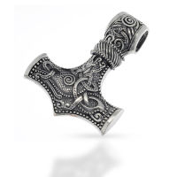 Silver Pendant - Sterling Silver 925 - Thors Hammer...
