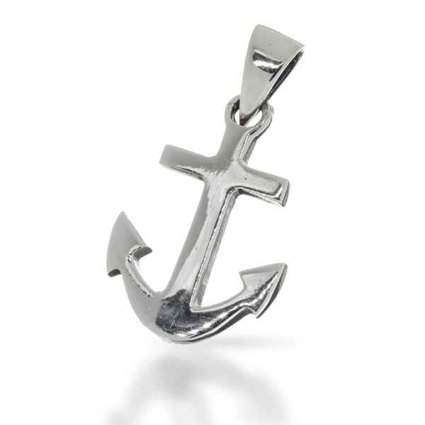 925 Sterling Silberanhänger - Silberanker "Tide" - Anhänger