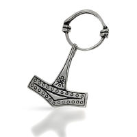 925 Sterling Silberanhänger - Thors Hammer...
