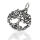 925 Sterling Silberanhänger - Lebensbaum mit Früchten
