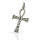 925 Sterling Silberanhänger - Ankh mit ägyptischen Hieroglyphen