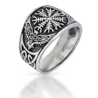 925 Sterling silver ring - Helmet of Awe 70 (22,2 Ø) 13,0 US