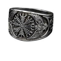 925 Sterling silver ring - Helmet of Awe 70 (22,2 Ø) 13,0 US