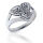 925 Sterling Silberring - Keltisches Symbol...