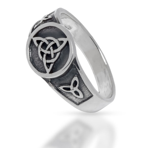 925 Sterling Silberring - Trinity 52 (16,6 Ø) 6,1 US