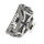 925 Sterling Silberring - Eisernes Kreuz "Schlangengrube" 56 (17,8 Ø) 7,6 US