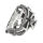 925 Sterling Silberring - Eisernes Kreuz "Schlangengrube" 62 (19,7 Ø) 9,9 US