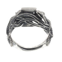 925 Sterling Silberring - Eisernes Kreuz "Schlangengrube" 67 (21,3 Ø) 11,8 US