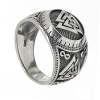 925 Sterling Silberring - Walknoten