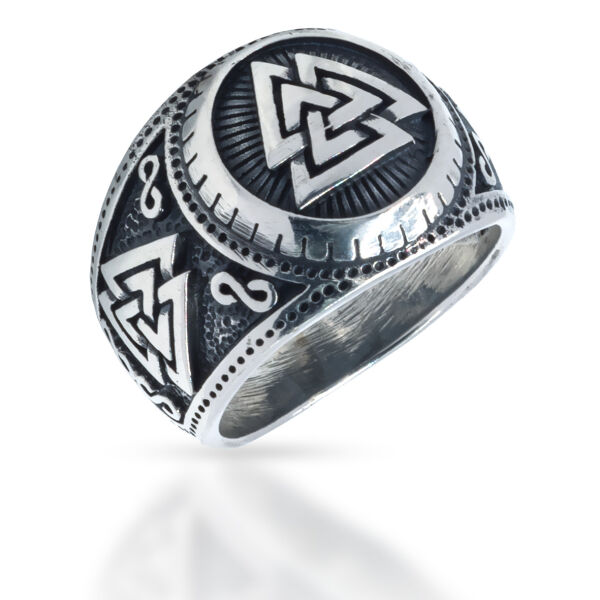 925 Sterling Silberring - Walknoten 72 (22,8 Ø) 13,8 US