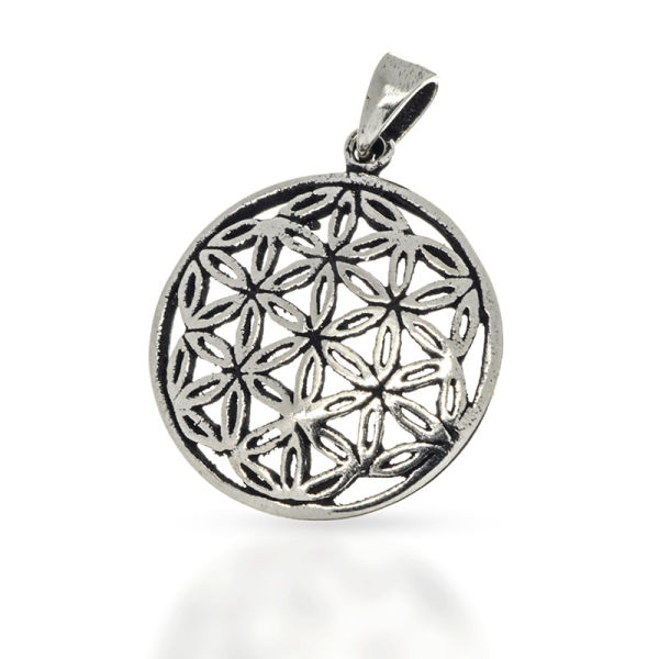 925 Sterling Silberanhänger - Blume des Lebens "Ginnlaug"