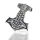Thors Hammer with Vegvisir and Ibex Motifs in 925 Sterling Silver