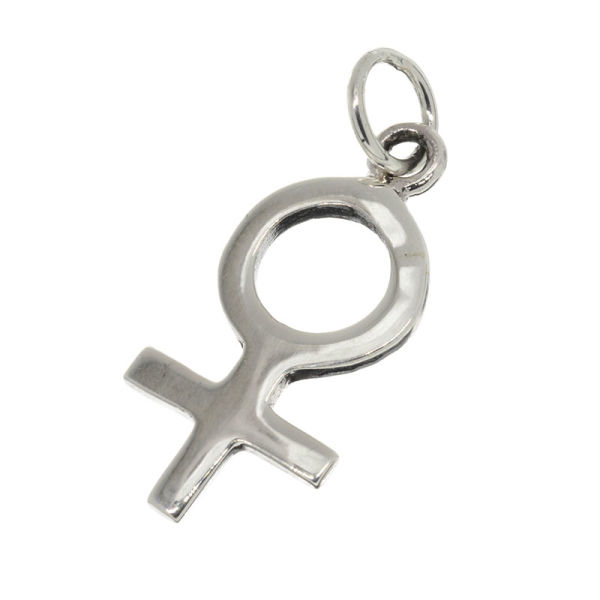 925 Sterling silver pendant - female sign Venus symbol