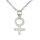 925 Sterling silver pendant - female sign Venus symbol