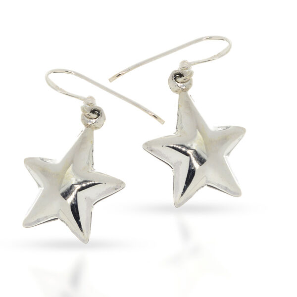 Silver Earrings - Star