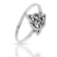 925 Sterling Silberring - Leichter Trinityring