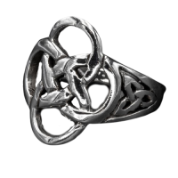925 Sterling Silberring - Keltischer Knoten