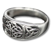 925 Sterling Silberring - Keltischer Knoten...