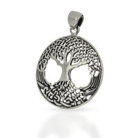 925 Sterling Silberanhänger - Lebensbaum
