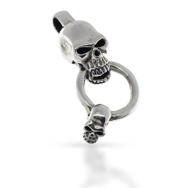 925 Sterling Silver Pendant - Skull