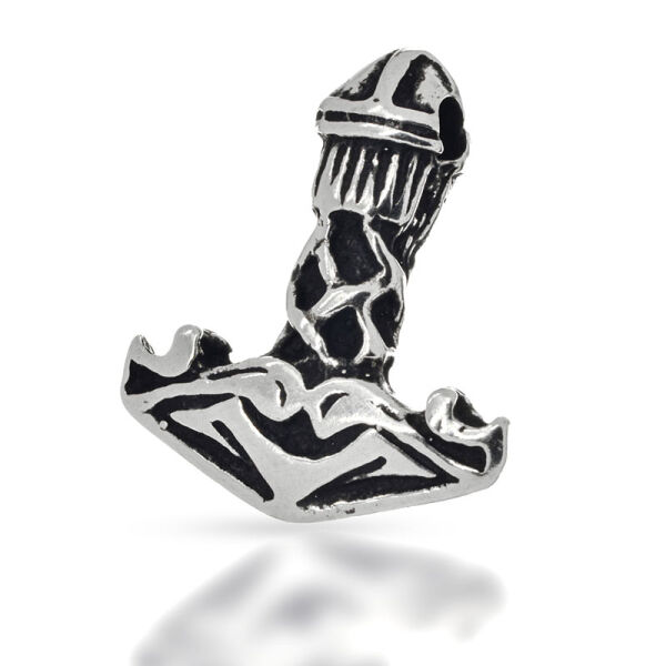 925 Sterling Silberanhänger - Thors Hammer
