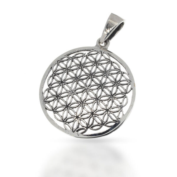 Blume-des-Lebens-Anhänger „Emra“ aus 925er Silber