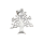 925 Sterling Silberanhänger - Big Tree