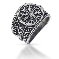 925 Sterling Silver Ring - Helm Of Awe