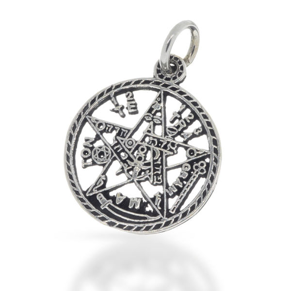 925 Sterling Silberanhänger - "Kleines Pentagramm"