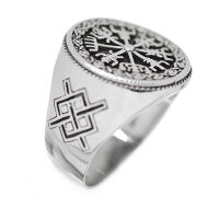 925 Sterling silver ring - Vegvisir