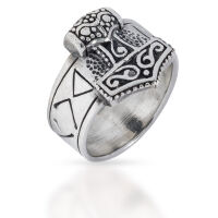 925 Sterling Silver Ring - Thors Hammer