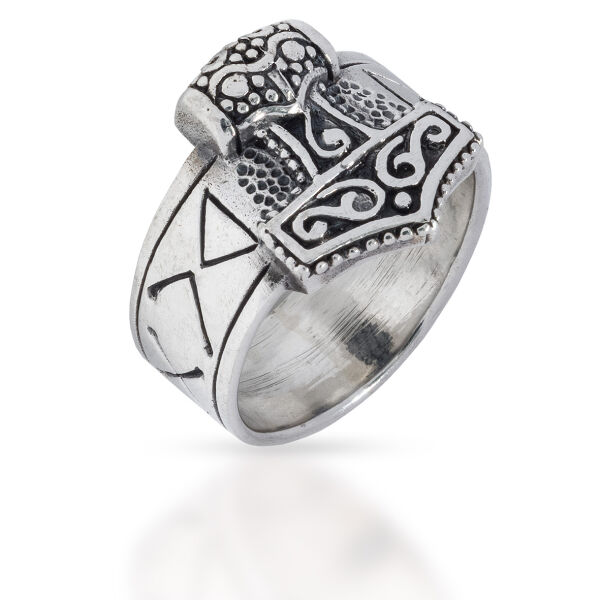 925 Sterling Silver Ring - Thors Hammer
