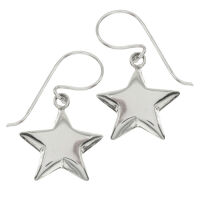 Silberohrhänger "Shiny Star"