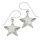 Silberohrhänger "Shiny Star"