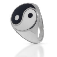 925 Sterling Silver Ring - Yin and Yang