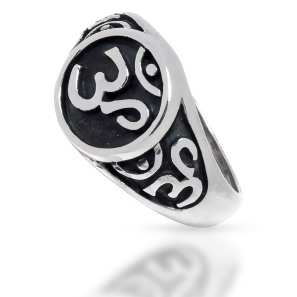 925 Sterling Silver Ring - Sign of Om