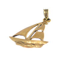 Bronzeanhänger - Segelschiff