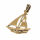 Bronzeanhänger - Segelschiff