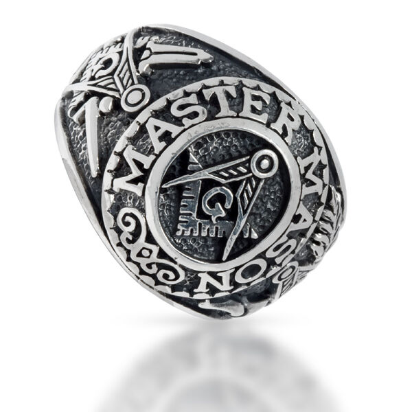 925 Sterling silver ring - Master Mason 67 (21,3 Ø) 11,8 US