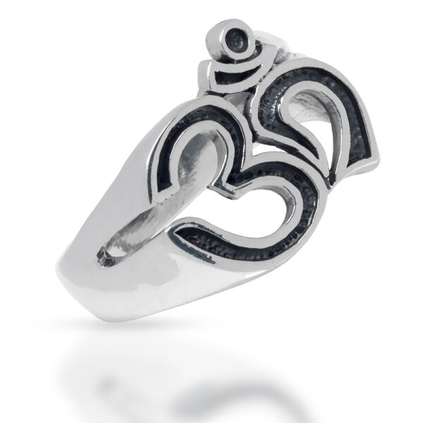 925 Sterling Silberring - Zeichen des Om 72 (22,8 Ø) 13,8 US