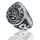 925 Sterling Silberring - Auge des Ra mit Anch 56 (17,8...