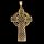 Bronzeanhänger - Keltenkreuz mit Keltischem Knoten
