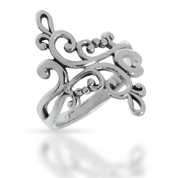 925 Sterling silver ring - Enchanting tendrils 62 (19,7 Ø) 9,9 US