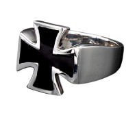 925 Sterling Silver Ring - Iron Cross