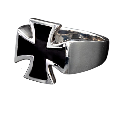 925 Sterling Silberring - Eisernes Kreuz 67 (21,3 Ø) 11,8 US