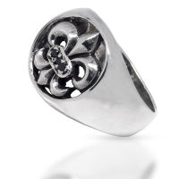 925 Sterling Silver Ring - Fleur de Lys