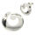 Silver Stud Earring - Spiral