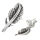 Silberohrschmuck - Feather